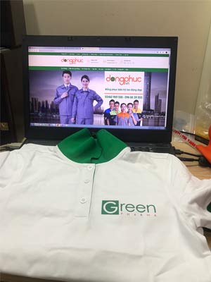 May áo phông Công ty Green Pharma