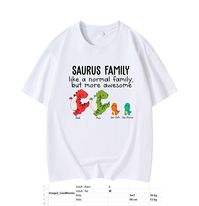 May áo phông Sarus Family | May ao phong dong phuc