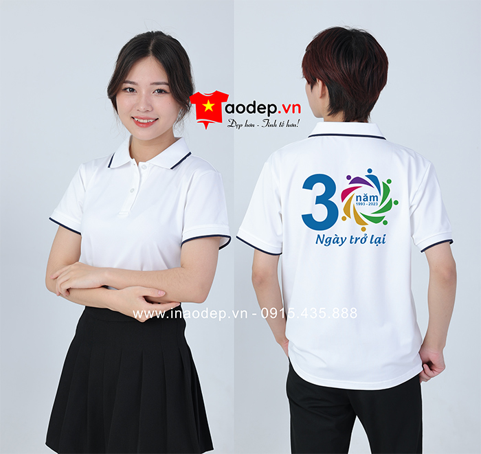 May áo phông kỉ niệm 30 năm Ngày trở lại 1993-2023 | May ao phong dong phuc