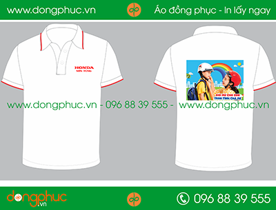 Áo phông đồng phục cửa hàng HONDA Sơn Tùng