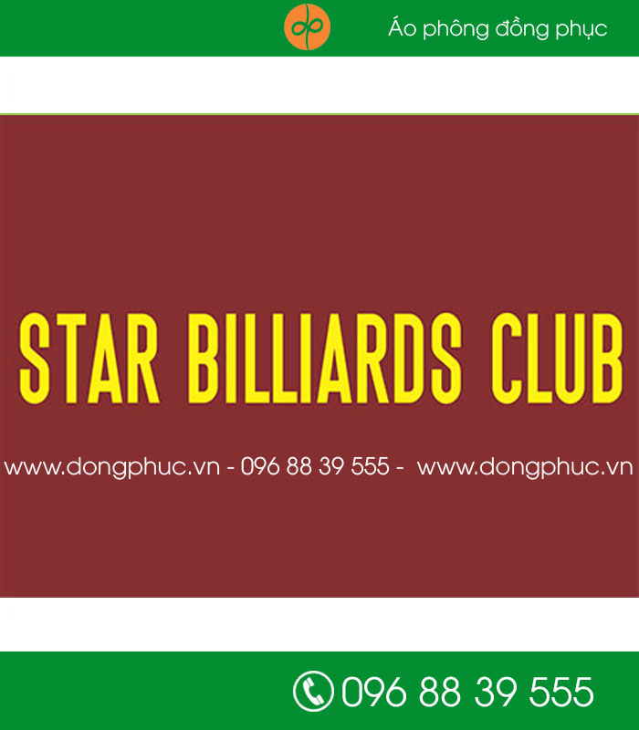 May đồng phục Star Billiards Club 