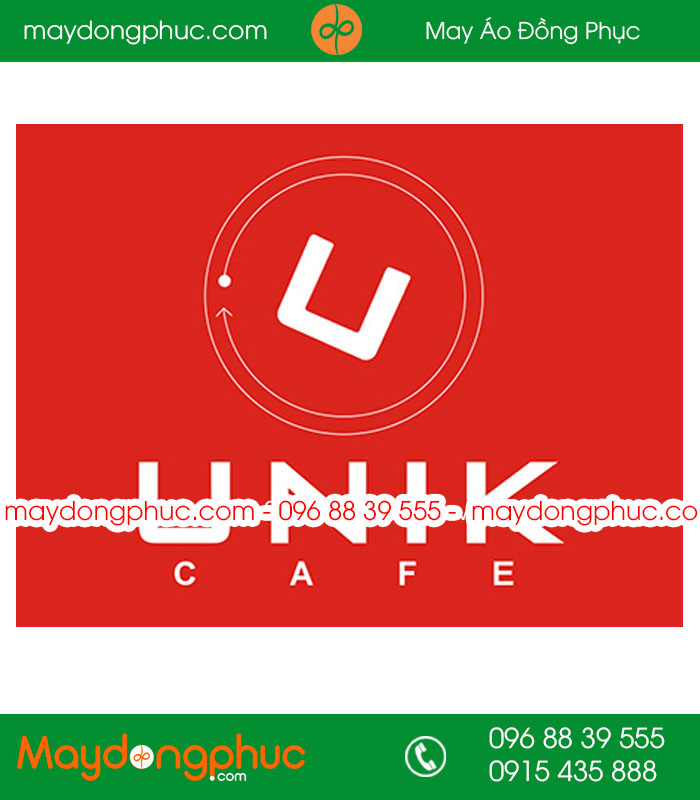 May đồng phục cho hệ thống Unik Cafe 
