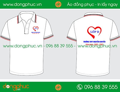 Áo phông đồng phục Lớp D - Trường THPT Nguyễn Khuyến