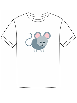 May đồng phục hình con chuột