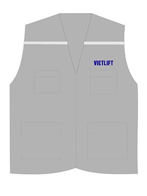 May áo gile đồng phục Công ty CP Thang máy Vietlift