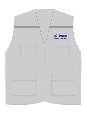 May áo gile đồng phục Công ty Bê tông HK8