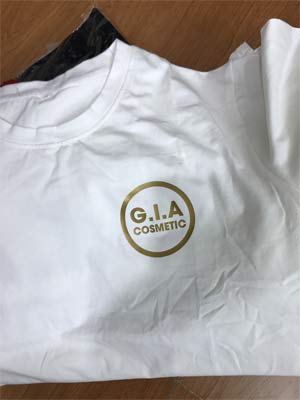 May áo phông Công ty G.I.A Comestic