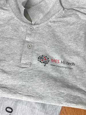 May áo phông Công ty MES Hi-tech