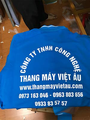 May áo phông Công ty TNHH Công nghệ Thang máy Việt Âu