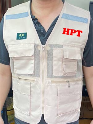 May áo gile đồng phục Công ty HPT