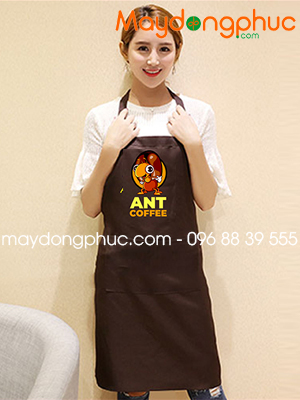 May tạp dề Quán Ant Coffee