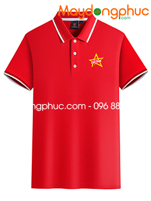 May áo phông màu đỏ chữ Việt Nam