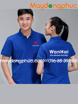 May áo phông Công ty WanHai Chi nhánh Hà Nội