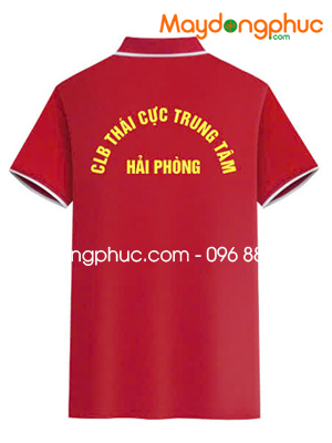 May áo phông CLB Thái cực Trung tâm Hải Phòng