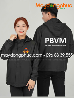 May áo gió đồng phục PBVM