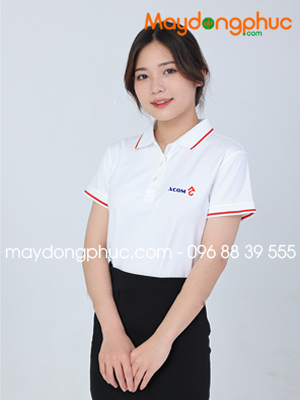 May áo phông đồng phục Công ty ACom