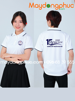 May áo Lớp 12A1 Trường THPT Nguyễn Văn Trỗi kỉ niệm 15 năm