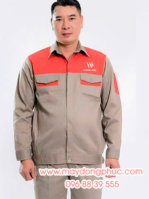May đồng phục bảo hộ Công ty Hoàng Việt