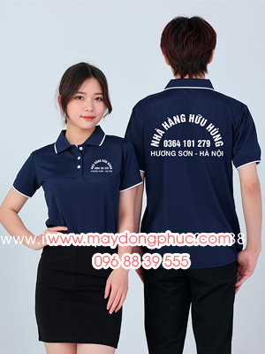 May áo phông Nhà hàng Hữu Hùng - Hương Sơn Hà Nội