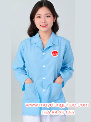 May đồng phục công nhân Công ty TNHH TM Thực phẩm Phương Huyền