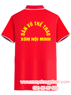 May áo phông CLB Dân vũ Thể thao Xóm Nội Minh