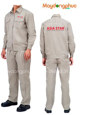 May đồng phục bảo hộ Công ty Công nghệ & Giải pháp Asia Star