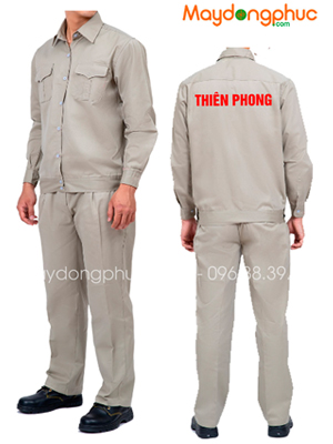 May đồng phục bảo hộ Công ty Thiên Phong