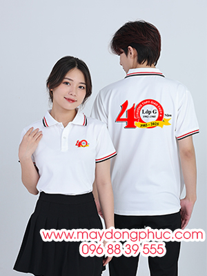 May áo Lớp G Trường THPT Giao Thủy A niên khóa 1982-1985 kỉ niệm 40 năm 