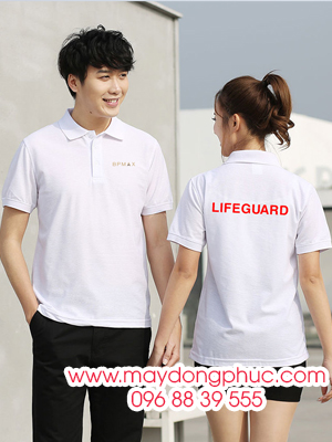 May áo phông đồng phục BPmax Lifeguard