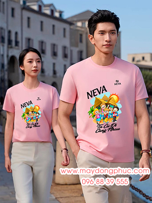 May áo đi biển In chữ Ta cứ đi cùng nhau