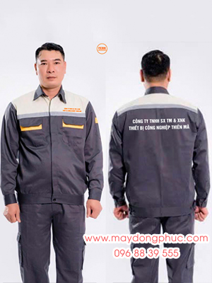 May đồng phục bảo hộ Công ty TNHH SX TM & XNK Thiết bị Công nghiệp Thiên Mã