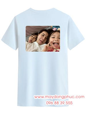 May ảnh gia đình lên áo