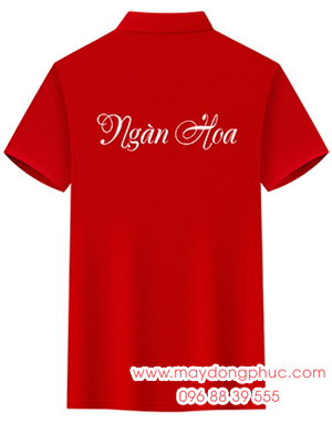 May áo phông đồng phục Ngàn Hoa