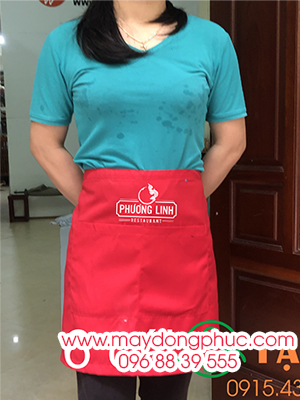 May tạp dề Nhà hàng Phương Linh