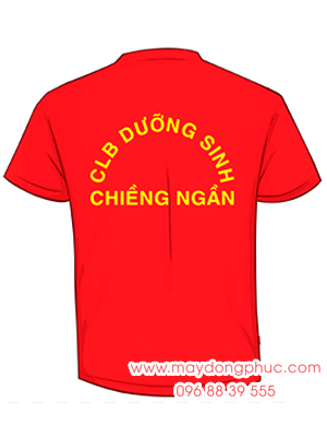 May áo phông CLB Dưỡng sinh Chiềng Ngần