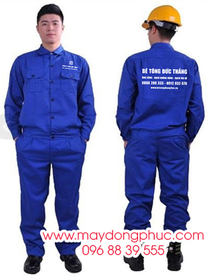 May đồng phục bảo hộ Bê tông Đức Thắng