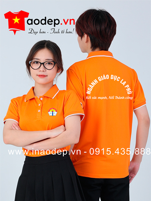 May áo phông Ngành giáo dục La Phù