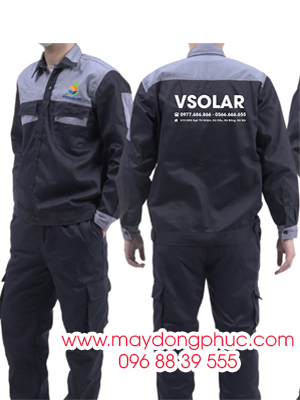 May đồng phục bảo hộ Công ty VSOLAR