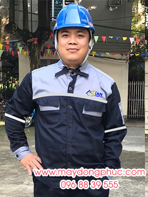 May đồng phục bảo hộ Công ty CP XD Điện và TMDV ASIAN