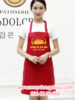 May tạp dề Quán Bánh mì Hà Nội