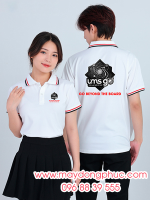 May áo phông Câu lạc bộ Cờ vây UMS Go beyond the board