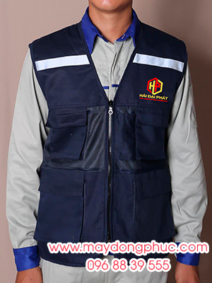 May áo gile đồng phục Công ty Hải Đại Phát