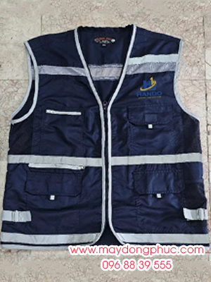 May áo gile Công ty Hando General Contruction