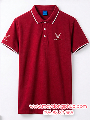 May áo phông đồng phục Vinfast