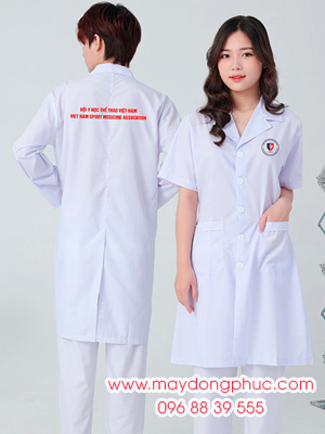 May đồng phục y tế Hội y học thể thao Việt Nam