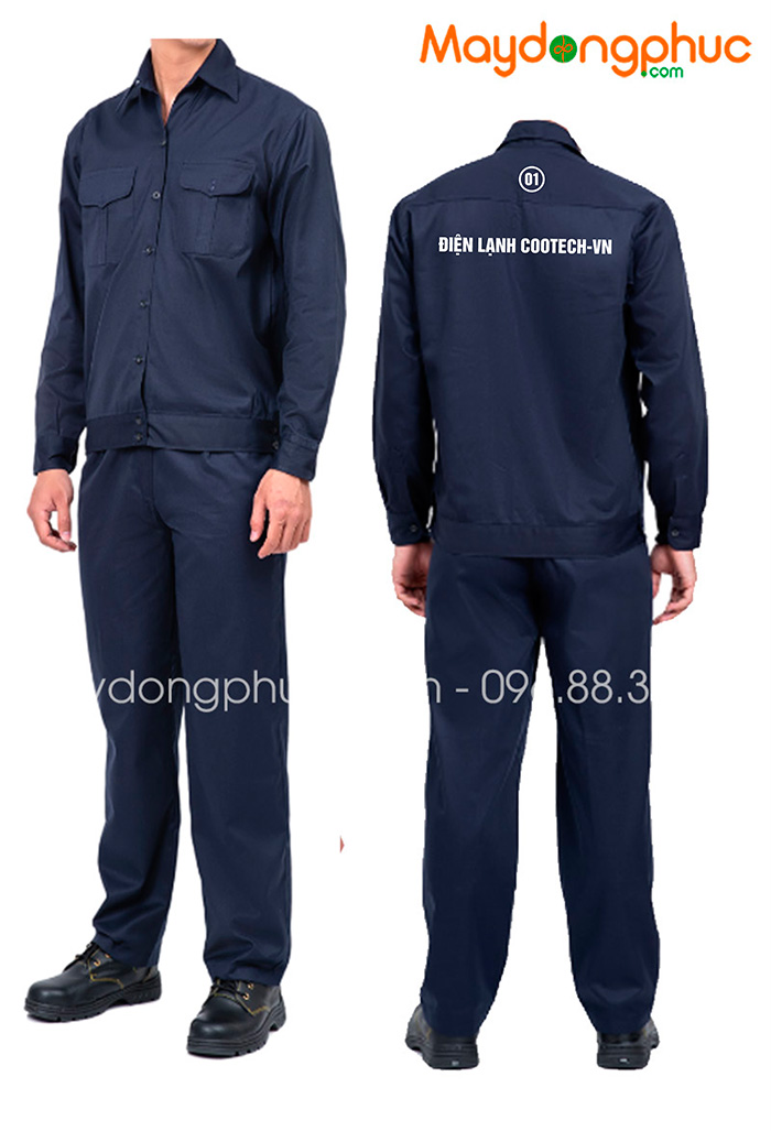 May đồng phục bảo hộ Công ty Điện lạnh Cootech-vn| In dong phuc bao ho
