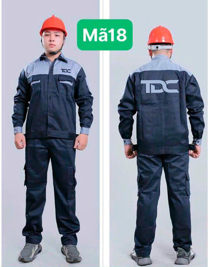 May đồng phục bảo hộ Công ty TDC | May dong phuc bao ho
