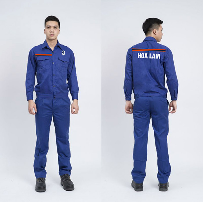 May đồng phục bảo hộ Công ty Hoa Lam | May dong phuc bao ho