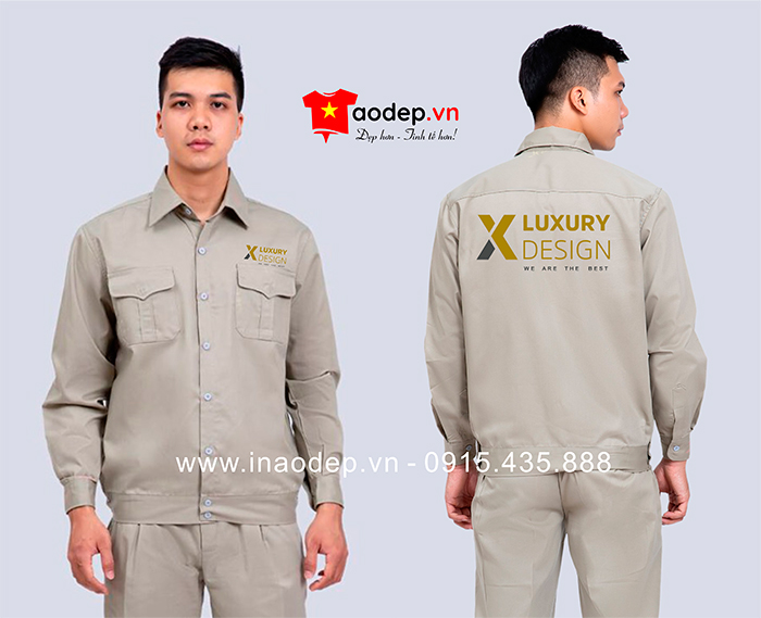 May đồng phục bảo hộ Công ty X Luxury Design | May dong phuc bao ho