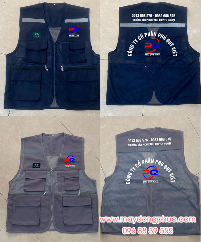May áo gile Công ty Cổ phần Phú Quý Việt | May ao gile dong phuc